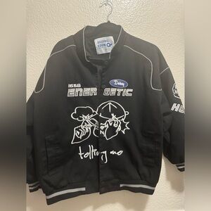 Aelfric Eden Black Graphic Jacket